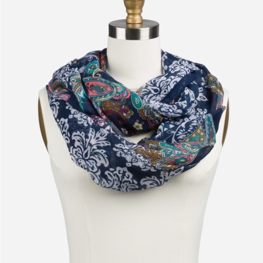 The Accessory Collective Troy Paisley Infinity Scarf